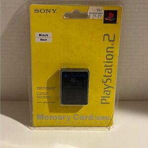Sealed Sony PlayStation 2 Memory Card 8MB